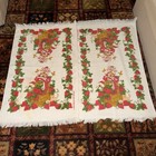 Vintage 1980 Strawberry Shortcake Dish Towel Lot Of 2 Made In Usa Kitschy