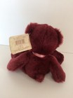 Russ Rhapsody Teddy Bear Maroon Burgundy Plush Stuffed Animal Toy No  259