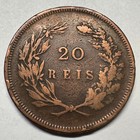 1892 Portugal 20 Reis - Beautiful Coin -  a-058-b