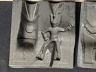 Vintage Napoleonic Rider Soldier With Saddle Lead aluminum Mold