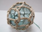 Authentic 3 1 4 Inch Japanese Netted Glass Float Ball Buoy  2 5c2331 