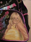 Hannah Montana Backpack Brand Side Pouches Glitter
