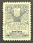 Travelstamps  San Marino Stamps Scott  79 - 15 Cent 1907 Coat Of Arms Used