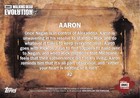 Aaron  ross Marquand    Walking Dead Evolution Base Trading Card  82