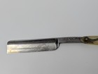 Dubl Duck Satinedge Pearlduck Straight Razor Clear Scales Vintage Unrestored