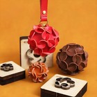 Hydrangea Flower Leather Cutting Die Punch For Diy Craft Keychain Pendant