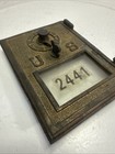 Antique Us Post Office Box Door Circa 1906 Read Description