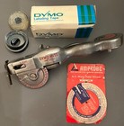 Dymo-mite  Tapewriter Hand Embossing Label Maker- Labeling Tape -data Wheel Vtg