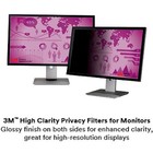 3m High Clarity Privacy Filter For 24  Widescreen Monitor  16 10  Hc240w1b