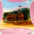 Raton School Nm New Mexico Antique Souvenir China Trinket Dish Plate