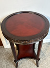 Vintage The Bombay Company Cherry Color Wooden Table 26 h X 18w   