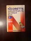 Nicorette Fruit Chill Nicotine Gum 2mg - 100 Count Exp 07 2028