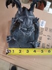 Winged Gargoyle Crouching Gothic Stone Sentinel Figurine