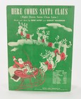 Vintage Lot Of 4 Christmas Sheet Music - Rudolph  Frosty  Here Comes Santa Claus
