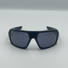 Fox Racing The Study Sunglasses Polished Black Gray Lens Nos  Wrap Shield Read