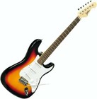 Pyle Full Size Electric Guitar Package W  Amp  Case   Accessories  sunburst  New