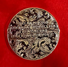 81 Hell s Angels Sonny Barger Commemorative Challenge Coin   Rare Silver Finish