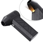 Violent Fan With Led Light Turbine Handheld Fan 130000 Rpm Three Speed  Black Us