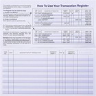 24 Pcs Check Registers For Personal Checkbook  Easy To Read Checkbook Register