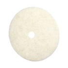 Boardwalk 4027nat 27  Dia Natural Burnishing Floor Pads - White  5 carton  New