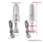 3 Wire Turn Signal Lights For Yamaha Yzf-r1 R6 Sxr 900 Tracer 9 Gt Mt-10 Mt-03