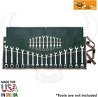 Wrench Organizer 26 Pocket Roll Up Pouch With Carry Bag Tool Metric   Sae Hand