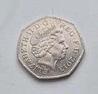 2013 Christopher Ironside Royal Arms 50p Coin
