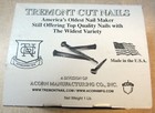 New Tremont 3  Black Oxide Square-cut Decorative Wrought Heads  1 Lb  31 Nails