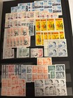 Plate Blocks Canada  Approx  500   Plus Many Loose Stamps Mint Shape 