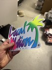 Local Motion Hawaii Surfboards Neon Surf T c Og 80 s Vintage Surfing Sticker
