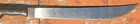 Vintage Machete 19  Steel Blade Black Wood Handle 4 Rivets  Full Tang - No Marks