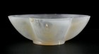 Certified Fine Crafted Natural Chalcedony 1600 Ct Carved Designer Bowl Decor