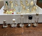 Lot Of 26 Vintage Avon Collectible Miniature Glass Perfume Cologne Bottles Empty