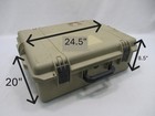 Pelican hardigg Surefire Hellfighter Case Tuff Box - No Foam - Tan- 24 5x20x8 5