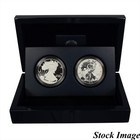2012s 2 Piece Silver American Eagle Proof Set