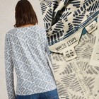 White Stuff  Women   s Blue Nelly Embroidered  Top        Cotton Size 16 Bnot
