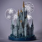 Disney Parks Cinderella Castle Light-up Figurine Walt Disney World Fireworks
