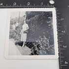 Midwest Working Woman Glasses Purse Snapshot Ivy 1950s Vintage Photo