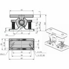 Zinc Alloy Heavy Door Retainer Clip For Tractor lorry Heavy Duty trailer Truck