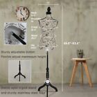 Female Mannequin Torso Dress Form Body Display W  Height Adjustable Tripod Stand