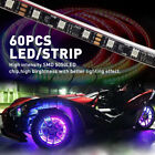 Pack Of 4 15 5   Rgb Wheel Ring Lights Led Light For Truck Car Rim Lights App