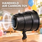 Air Vortex Cannon Toy For Adults Handheld Single Shot Bullseye Air Blaster Toy
