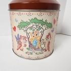 Rare Hong Kong Disneyland Chip   Dale Clarice Heart Cookie Tin Souvenir 5 5 