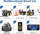Smart Car Robot 4wd Programmable Diy Starter Kit For Arduino For Uno R3 electron