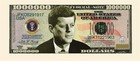 10 Total - Jfk John F  Kennedy Commemorative Million Dollar Money Novelty Bills