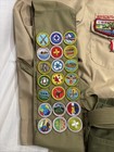 Vintage Bsa Boy Scouts Uniform Asst  Scoutmaster Shirt Pants  Belt Sash Patches