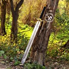 Handmade He-man Sword Replica 1987 Movie Carbon Steel Blade Cosplay Sword