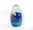 2003 Art Glass Paperweight Signed Fth