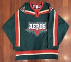 Vtg  Houston Aeros Ahl Authentic Minor League Hockey Jersey - Minnesota Wild 48