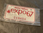 1967 Original Vintage Montreal Expo 67 Souvenir Mini Album  Map  License Plate    